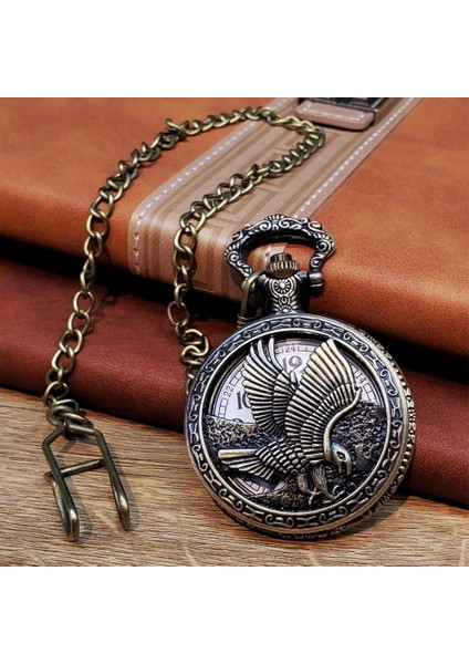 Kartal Tasarımlı Köstekli Saat