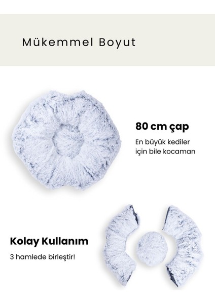 Luxury Simit Peluş Kedi Tüneli - Peluş Kedi Yatağı 1 Adet fiyatları