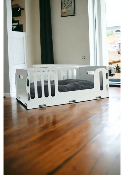 Kedi Yatağı Ahşap Beyaz Renk Model 5 indirimleri