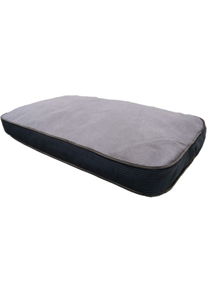 Luxury Premium Visco Dolgulu Çift Taraflı ve Fermuarlı Yıkanabilir Flat Kedi Köpek Yatağı 70X100X10 cm 1 Adet
