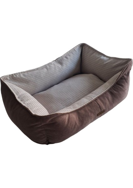 Luxury Lotus Kahve Kedi Köpek Yatağı 1 Adet