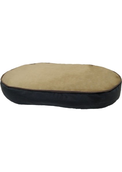 Luxury Açık Kahverengi Premium Visco Dolgulu Yıkanabilir Elips Kedi Köpek Yatağı 50X80X10CM 1 Adet fiyatları