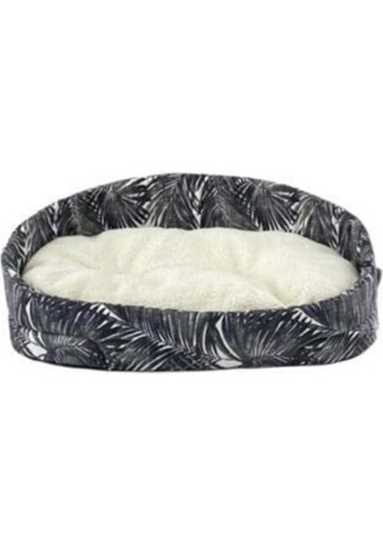 Luxury Porto Merta Kedi ve Köpek Yatağı Beyaz/siyah 70X55 cm - Tazemama Express 1 Adet