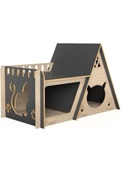 Luxury 2+1 Kedi Yuvası 1 Adet
