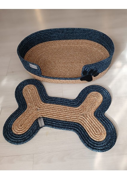 Luxury Sevimli Pati Dinlenme Alanı Kedi ve Köpek Yatak ve Matı 1 Adet