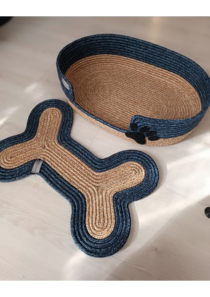 Luxury Sevimli Pati Dinlenme Alanı Kedi ve Köpek Yatak ve Matı 1 Adet