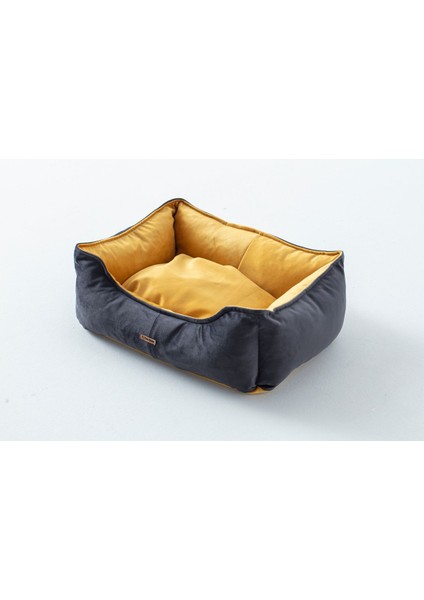 Luxury Lotus Gri Kedi Köpek Yatağı 1 Adet