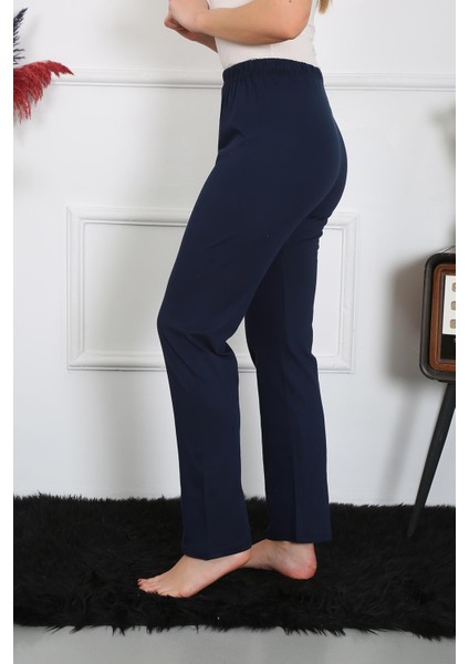 Modaserdem Kadın Pamuk Penye Tek Alt Pijama Lacivert 27514