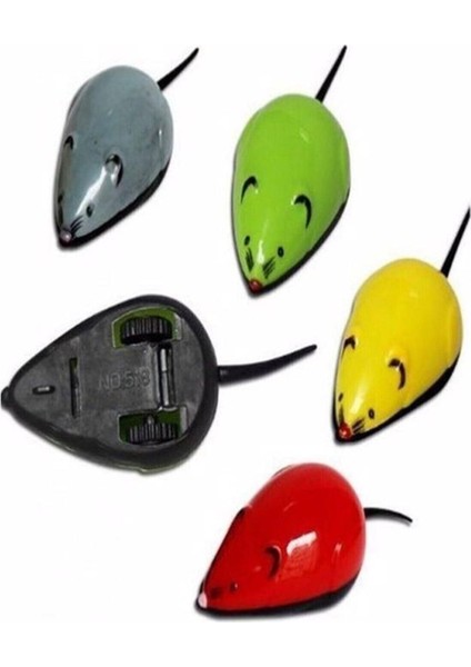 Luxury Çek Bırak Fare Kedi Eğitim Oyuncağı Hareketli Kurmalı Oyuncak 1 Adet fırsatları