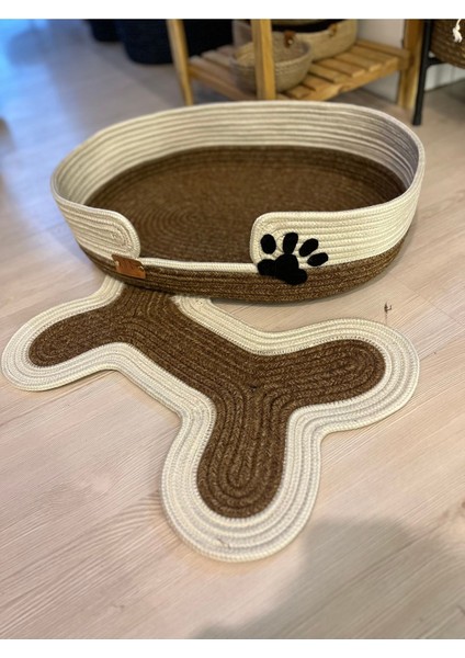 Luxury Sevimli Pati Dinlenme Alanı Kedi ve Köpek Yatak ve Matı 1 Adet