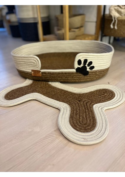 Luxury Sevimli Pati Dinlenme Alanı Kedi ve Köpek Yatak ve Matı 1 Adet