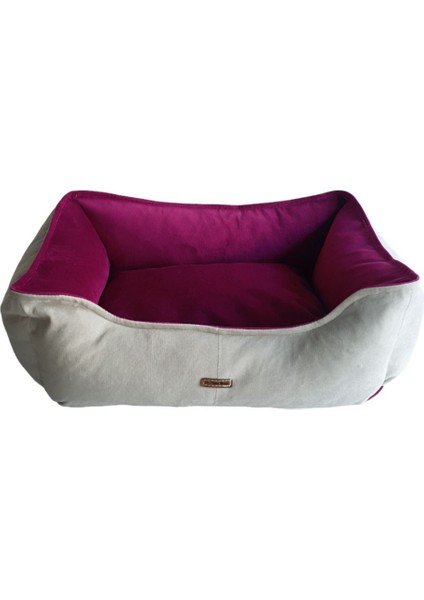 Luxury Lotus Taş Eflatun Kedi ve Köpek Yatağı 1 Adet