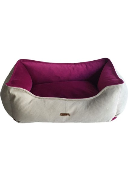 Luxury Lotus Taş Eflatun Kedi ve Köpek Yatağı 1 Adet