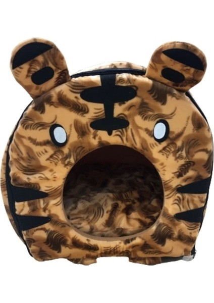 Luxury Hayvan Figürlü Kulaklı Kedi Köpek Yatağı 50X50X45 cm 1 Adet