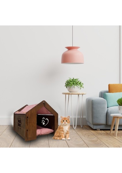 Luxury Dorlion %100 Doğal Ahşap Kedi Evi 1 Adet fiyatları