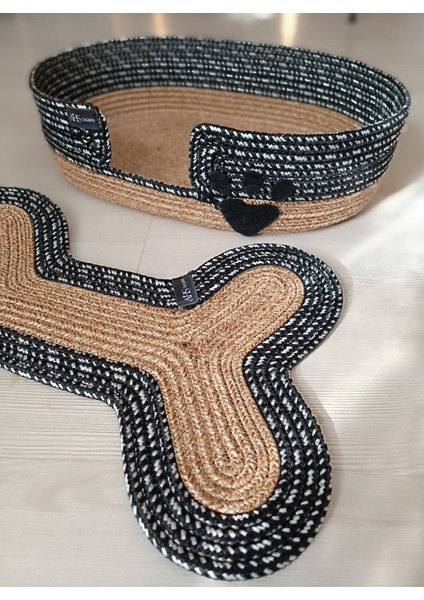 Luxury Sevimli Pati Dinlenme Alanı Kedi ve Köpek Yatak ve Matı 1 Adet