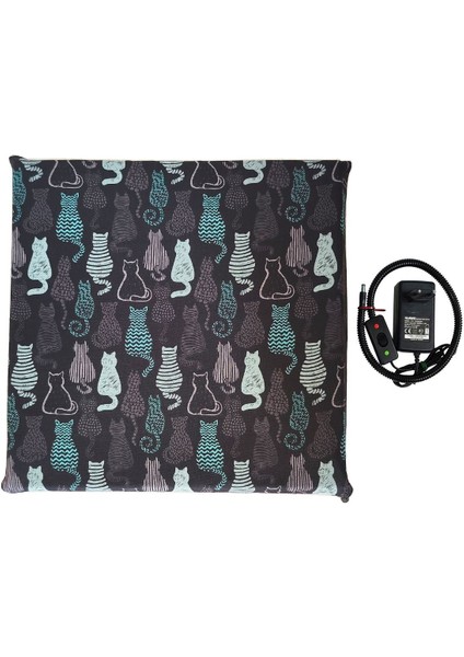 Luxury Isıtmalı Kedi Minderi Kedi Köpek Minderi Isıtıcılı Kedi Minderi Isıtıcı Pad 12VOLT 45X45CMX5CM 1 Adet