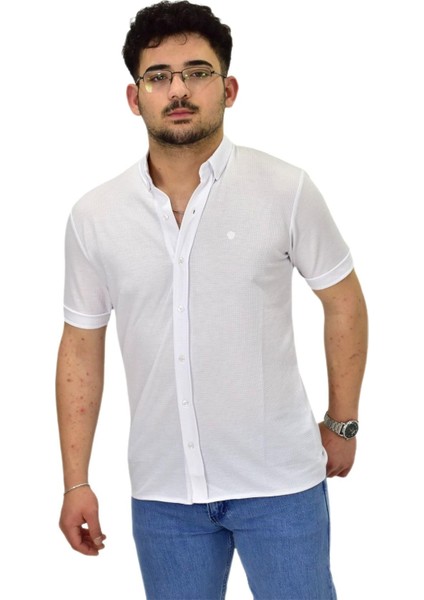 Erkek Gömlek Yaka Düğmeli Tişört BGL-ST04524