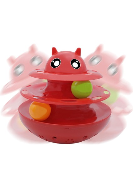 Luxury Yeni Estevia Dp Nunbell Shaking Circular Turntable Cat And Dog Toy Company 1 Adet