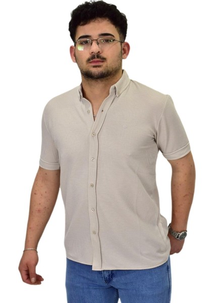 Erkek Gömlek Yaka Düğmeli Tişört BGL-ST04524
