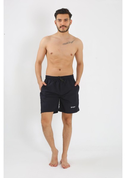 Erkek Lacivert Deniz Şortu 27485