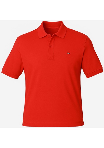 Polo Yaka Kırmızı Erkek T-Shirt 2061