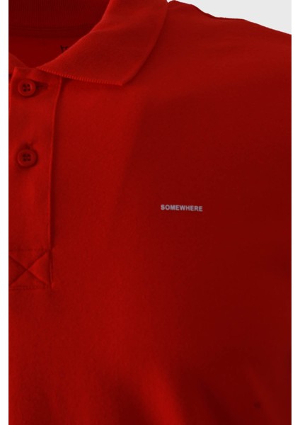Polo Yaka Kırmızı Erkek T-Shirt 2061 modelleri