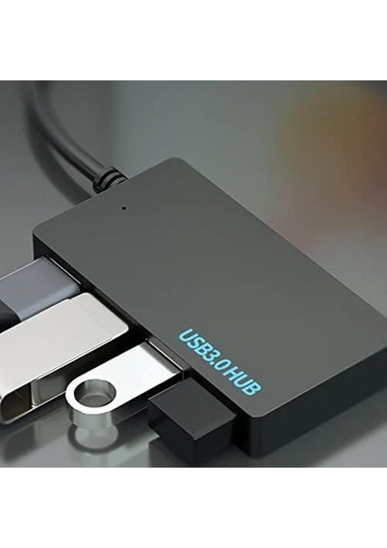 Type-C To 4 Port USB 3.0 Hub Ince Tasarım 5gbps Yüksek Hızlı Super Speed Type-C Çıkışlı USB 3.0 Girişli Çoklayıcı Çoğaltıcı Çevirici Adaptör