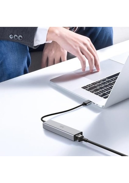 BXC06HB Type-C'den 3 Bağlantı Noktalı Gigabit Ethernet USB 3.2 Hub
