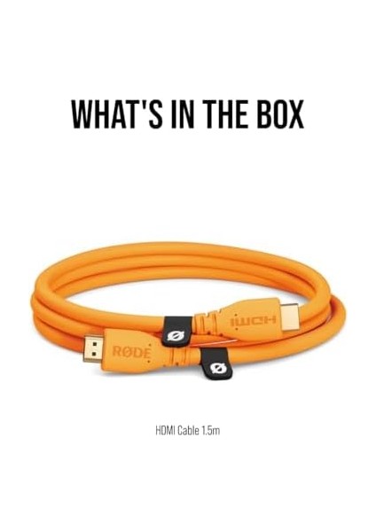 Hdmı-1.5 Premium Yüksek Hızlı HDMI Kablosu Ethernetli (1,5m/5ft, Turuncu)