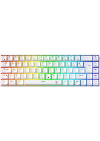 Titan Rgb Mekanik Gaming Oyuncu Klavyesi Red Switch Q Tr