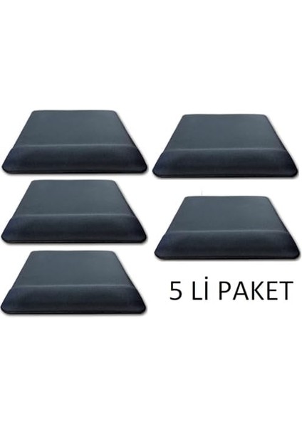 Tkz LN-301 Kare Ergonomik Suya Dayanıklı Bileklikli Mouse Pad (5'li Paket)