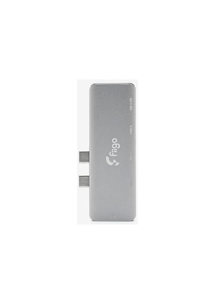 MacBook ve Type-C Cihazlar Için 5 Portlu Hub