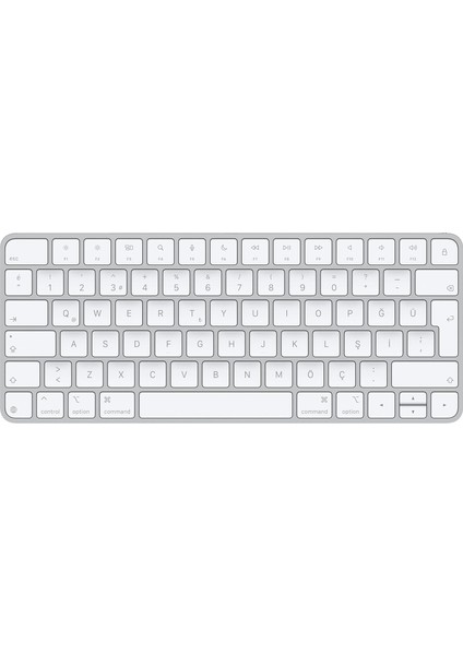 Magic Keyboard: Bluetooth, Şarj Edilebilir. Mac, iPad ve iPhone ile Çalışır; Türkçe Q Klavye, Gümüş Rengi (Lightning)