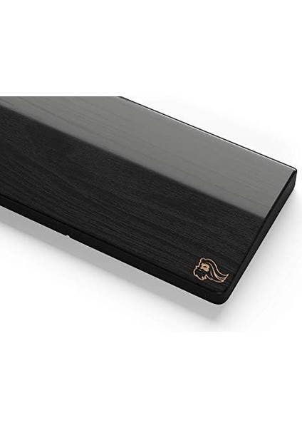 Pc Gaming Race Handgelenksunterlage Ahşap - -Kahverengi - Mekanik Klavye, Ergonomik Handballenunterlage Holz| 44,5 x 10,2 Cm/25 mm Kalın. Onyx - Full Size GV-100-DARK