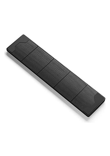 Pc Gaming Race Handgelenksunterlage Ahşap - -Kahverengi - Mekanik Klavye, Ergonomik Handballenunterlage Holz| 44,5 x 10,2 Cm/25 mm Kalın. Onyx - Full Size GV-100-DARK
