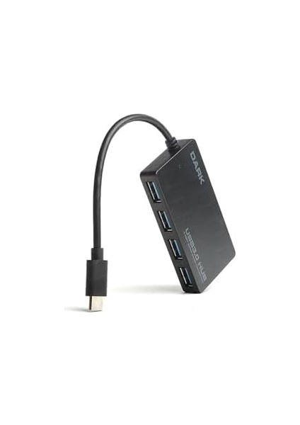 Connect Master 4 Adet USB 3.1 Port USB Type-C Hub (DK-AC-USB31X4)