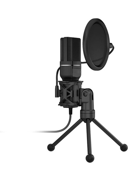 Yanmai Bilgisayar Mikrofon 50Hz-16KHz Profesyonel Podcast Mikrofon Kiti Tak Çalıştır USB Kablolu Pc Dizüstü Bilgisayar Için Vlog Canlı Yayın SF-777