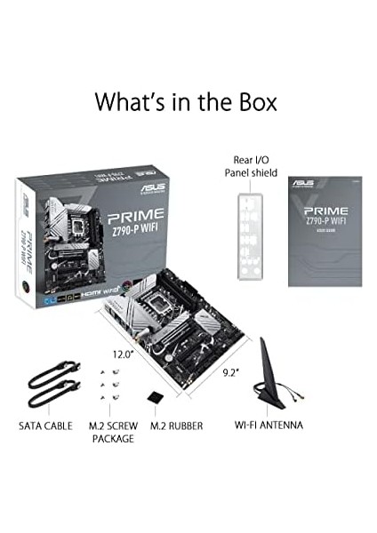 Prime Z790-P Wifi Intel Z790 LGA1700 7200 Ddr5 Atx Anakart (Prime Z790-P Wifi) fiyatları