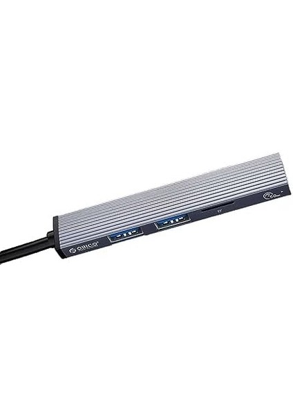 Type-C To 3 Portlu USB 3.0 Çoklayıcı Tf Micro Sd Kart Okuyucu Hub
