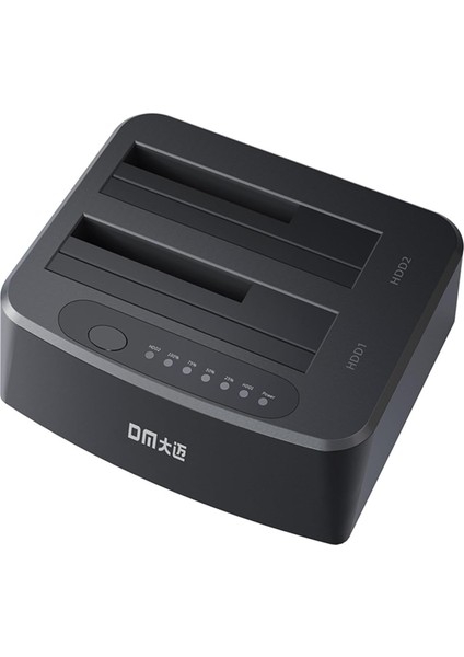 Çift Slotlu Offline Clone Usb3.0 Sata 2.5 / 3.5 Inch HDD SSD Dock Station Klonlama
