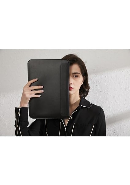 Bilgisayar Çantası Laptop Çantası Macbook Air Pro Kılıf 15 Inç Deri El Çantası Notebook Çanta