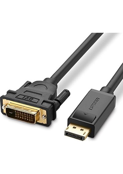 Display Port Erkek To DVI 24+1 Erkek Görüntü Aktarma Kablosu 1.5 Metre