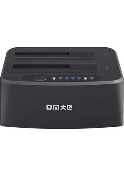 Çift Slotlu Offline Clone Usb3.0 Sata 2.5 / 3.5 Inch HDD SSD Dock Station Klonlama