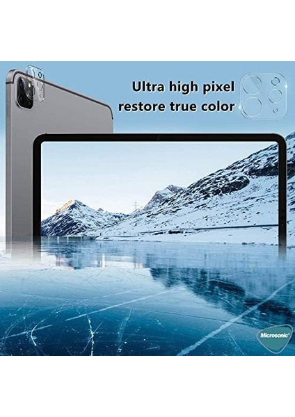 Apple iPad Pro 11`` 2022 4. Nesil (A2759-A2435-A2761-A2762) Kamera Lens Koruma Camı