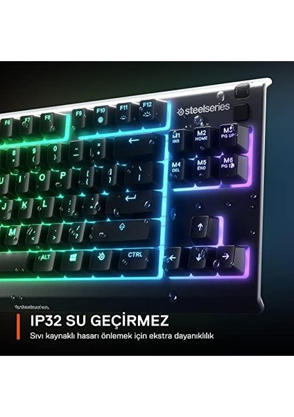 Apex 3 Tkl Türkçe Gaming Klavye Tenkeyless, 8 Bölge Rgb Aydınlatma Türkçe Qwerty