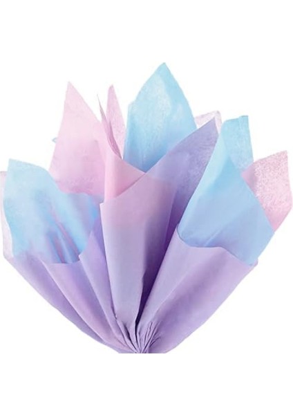 5TIS1096 Paket (Pastel Gökkuşağı, 120 Yaprak) Ipek Kağıt, Kağıt, Pastel Renkler