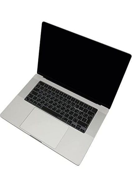 Store Arapça Klavye Macbook Air Pro Kılıf M1-M2-M3 (Touchbarsız) A2681 A3113, A2941 A3114, A2442 A2779 A2992 A2918, A2485 A2780 A2991 ile Uyumlu Siyah