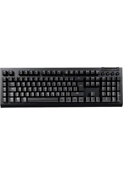 Blackwidow V4 (Yeşil Anahtar) - Chroma Rgb Mekanik Oyun Klavyesi - Razer Snap Tap (Tıklamalı Mekanik Anahtarlar, 6 Özel Makro Tuşu, Avuç Içi Dayanağı) Tr Düzeni | Siyah
