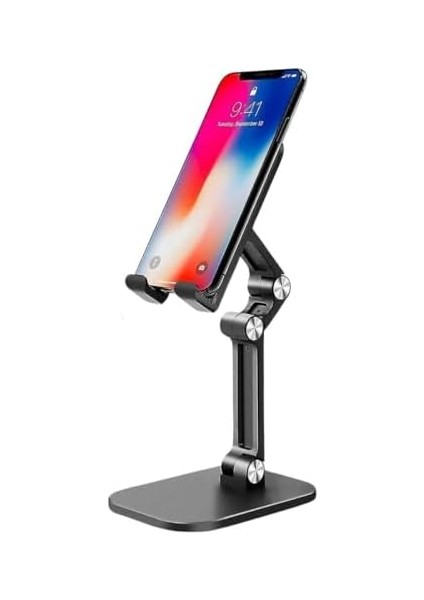 Plastik Ayarlanabilir Kaydırmaz Taban Telefon Tablet Standı